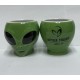 Devils Tower Alien Head Shot Glass