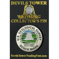 Devils Tower colored benchmark Hat Tack Devils Tower colored benchmark Hat Tack