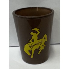 Wyoming Cowboy Shot Glass
