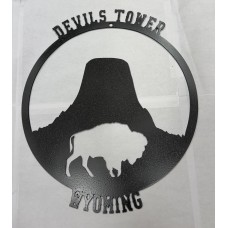 Devils Tower Steel Sign