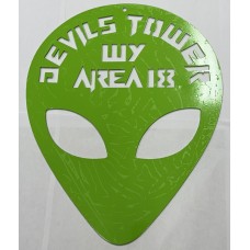 Area 18 Alien Head Sign