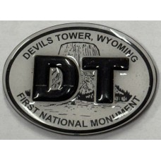 Devils Tower oval Magnet Devils Tower oval Magnet