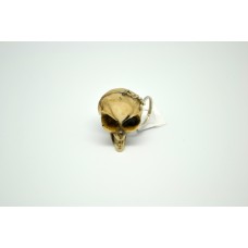 Polyresin Alien Skull Keychain