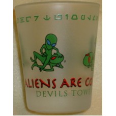 Aliens Shot Glass